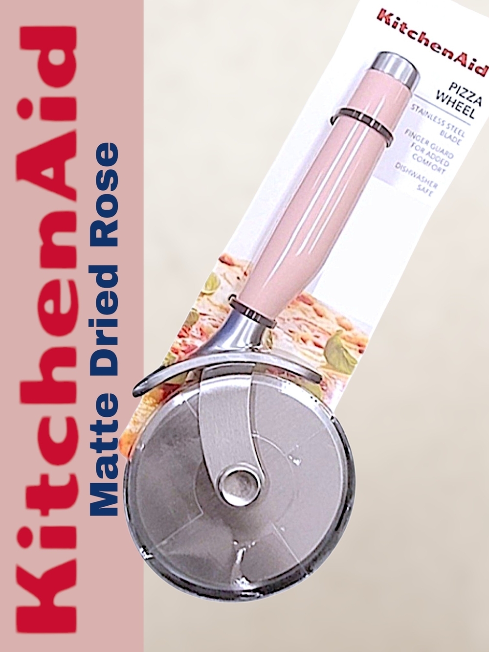 KitchenAid Matte Dried Rose Pizza Wheel